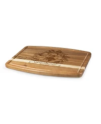 Mandalorian The Child Galaxy Greetings Ovale Acacia Cutting Board