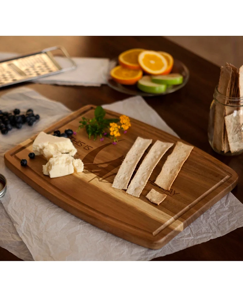 The Mandalorian Ovale Acacia Cutting Board
