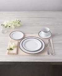 Noritake Charlotta Platinum 5 Piece Place Setting