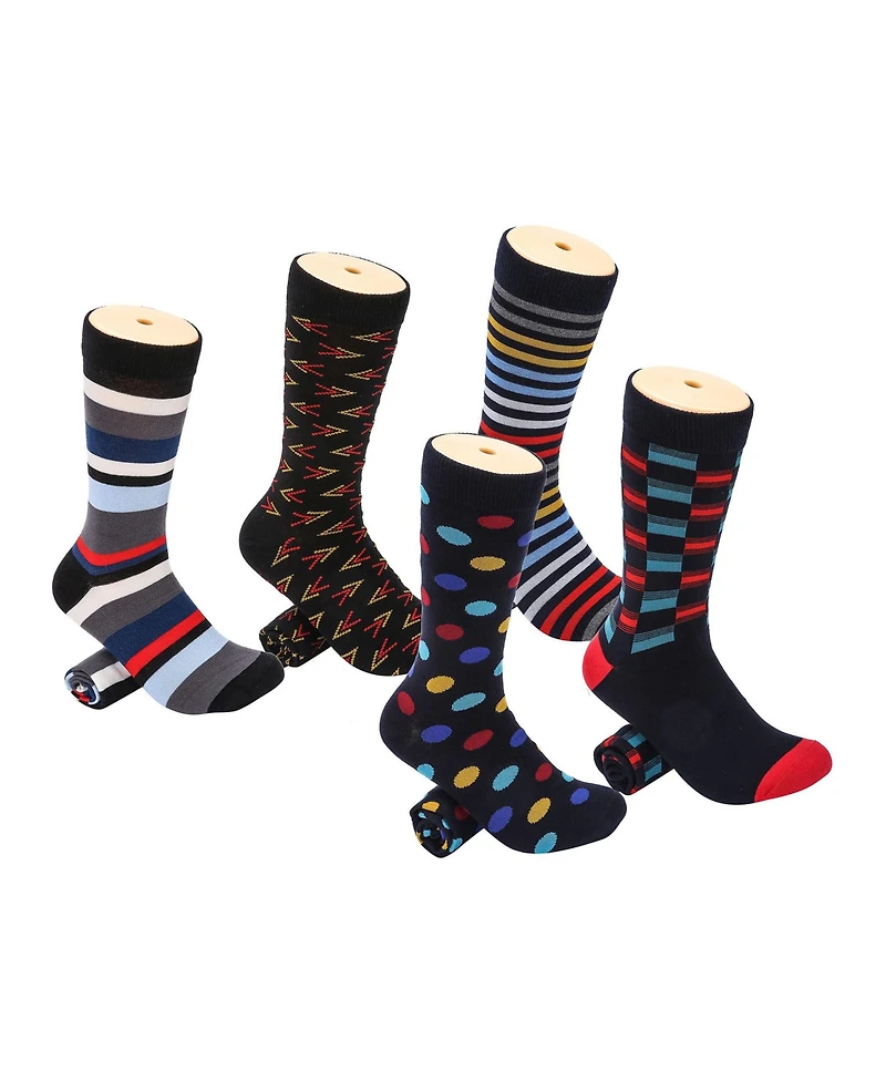 Men's Modern Pop Crew Socks 5 Pack