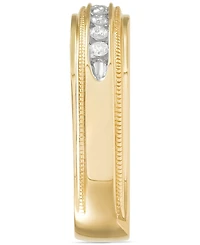 Men's Diamond Wedding Band (1/5 ct. t.w.) in 14k Gold