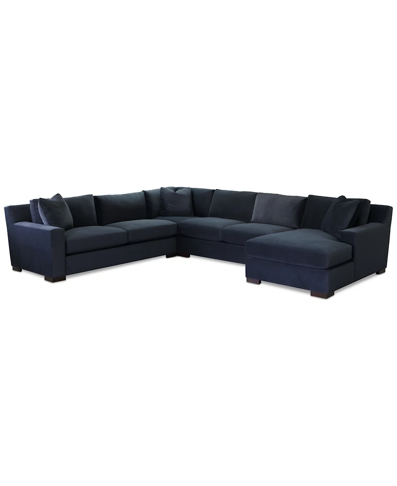 Marristin 148" 4-Pc. Fabric Chaise Sectional, Created for Macy's
