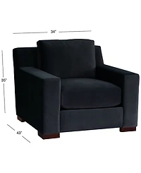 Marristin 43" Fabric Chair, Created for Macy's