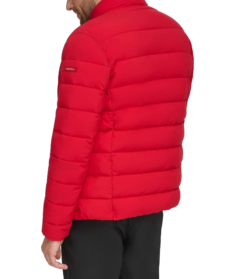 Calvin Klein Men's Quilted Infinite Stretch Water-Resistant Puffer Jacket