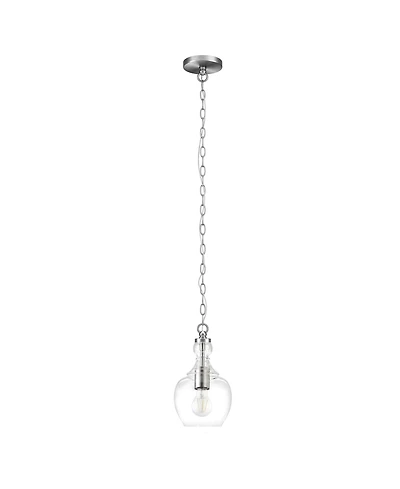 Hudson & Canal Verona 7" Glass Shade Wide Pendant