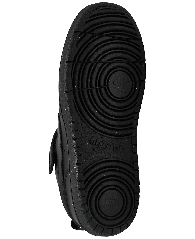 Nike Little Kids Court Borough Low Recraft Adjustable Strap Casual Sneakers From Finish Line
