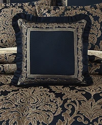 J Queen New York Monte Carlo Square Embellished Decorative Pillow, 20" x 20"