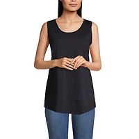 Lands' End Women's Petite Supima Cotton Tunic Tank Top