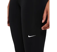 Nike Pro Women's Mid-Rise Mesh-Paneled Leggings