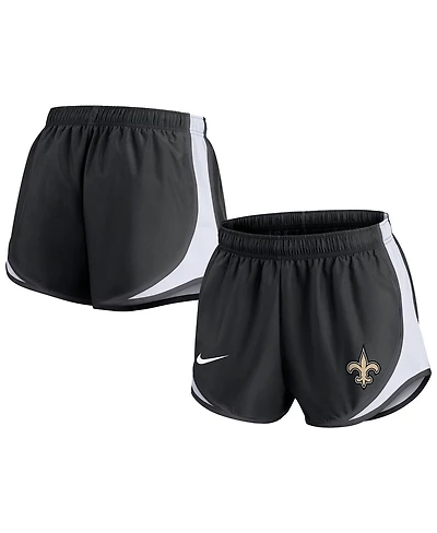 Women's Nike Black New Orleans Saints Performance Tempo Shorts