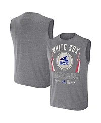 Men's Darius Rucker Collection by Fanatics Charcoal Chicago White Sox Muscle Tank Top