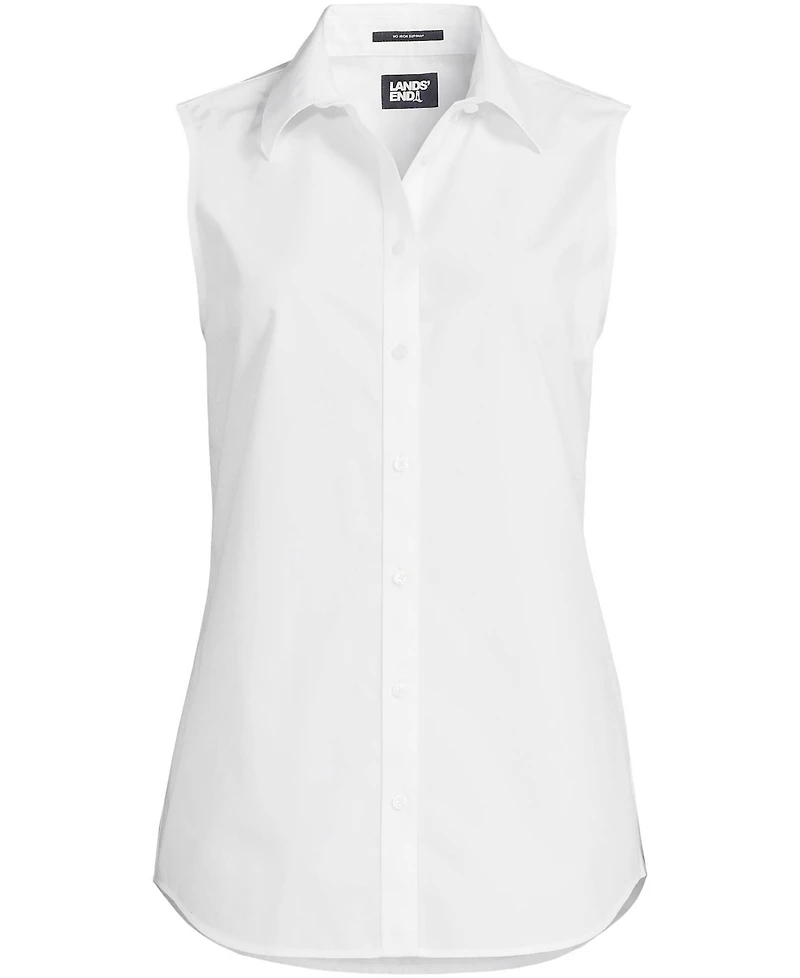 Lands' End Women's No Iron Sleeveless Shirt