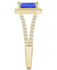 Macy's Tanzanite (1-5/8 Ct. t.w.) and Diamond (1/2 Halo Ring