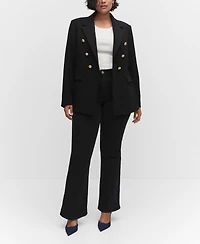 Mango Women's Double-Breasted Blazer