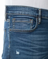 Lazer Men's Straight Fit Stretch Jeans