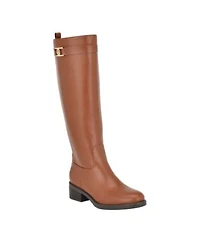 Tommy Hilfiger Womens Iviann Tall Riding Boots Regular Wide Calf