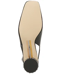 Sam Edelman Women's Terra Gem Slingback Snip-Toe Pumps