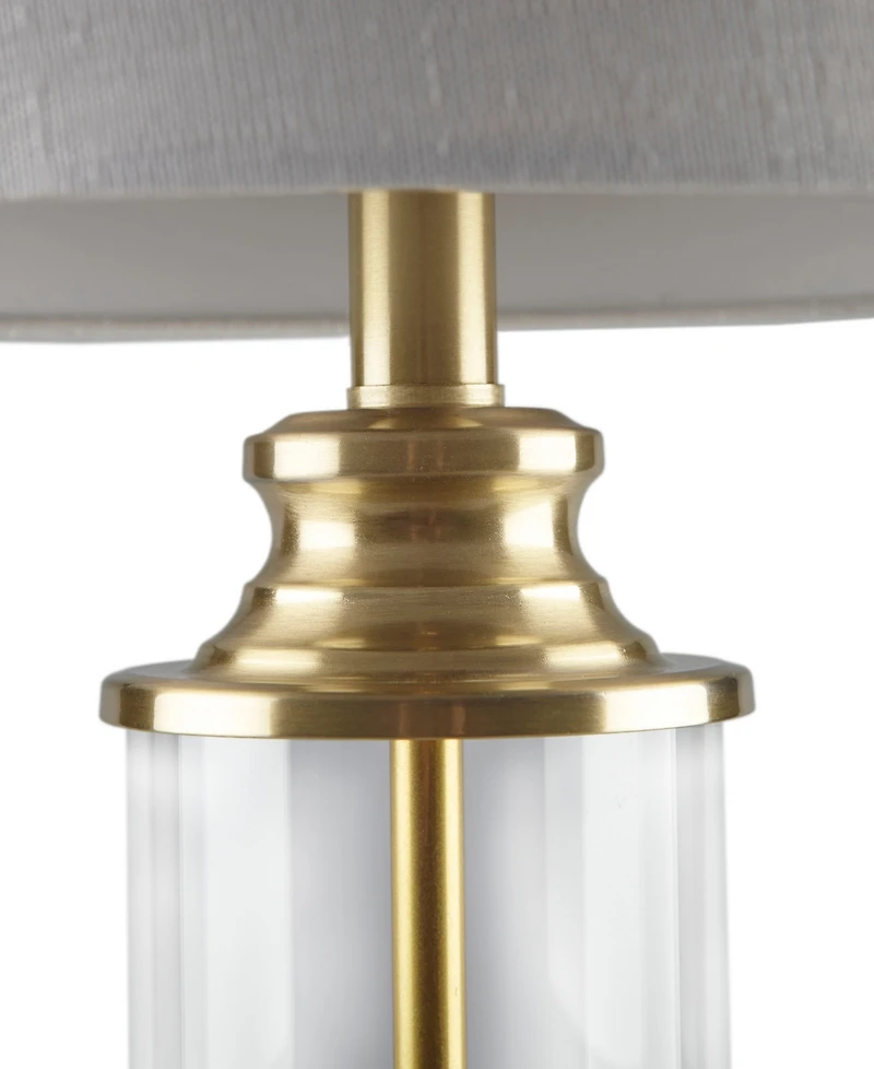 510 Design Clarity Glass Cylinder Table Lamp Set of 2