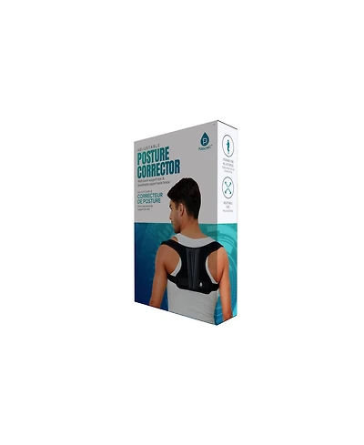 Pursonic Adjustable Posture Corrector With Back Support Bar & Breathable Upper Back Brace