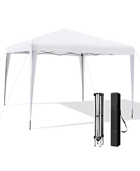 Patio 10x10ft Outdoor Instant Pop-up Canopy Folding Sun Shelter Carry Bag