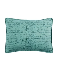 Closeout! Videri Home Festive Seahorse Reversible 3-Piece Quilt Set, Full/Queen
