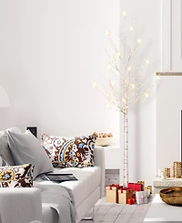 Puleo 6' Pre-Lit Artificial Twig Tree