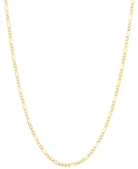Polished 20" Figaro Chain (1.85mm) in 10K Yellow Gold