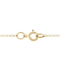 Children's 15" Diamond Accent Cross Pendant in 14k Gold