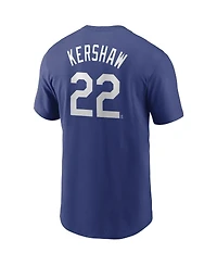 Nike Men's Clayton Kershaw Los Angeles Dodgers Name and Number Player T-Shirt