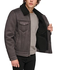 Levi's Men's Relaxed-Fit Faux-Shearling Trucker Jacket