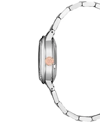 Seiko Women's Automatic Presage Diamond Stainless Steel Bracelet Watch 30mm