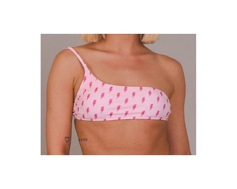 Oosc Women's Strike of Luck Cold Shoulder Bikini Top