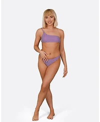 Oosc Women's Checkmate V-Cut Bikini Bottoms