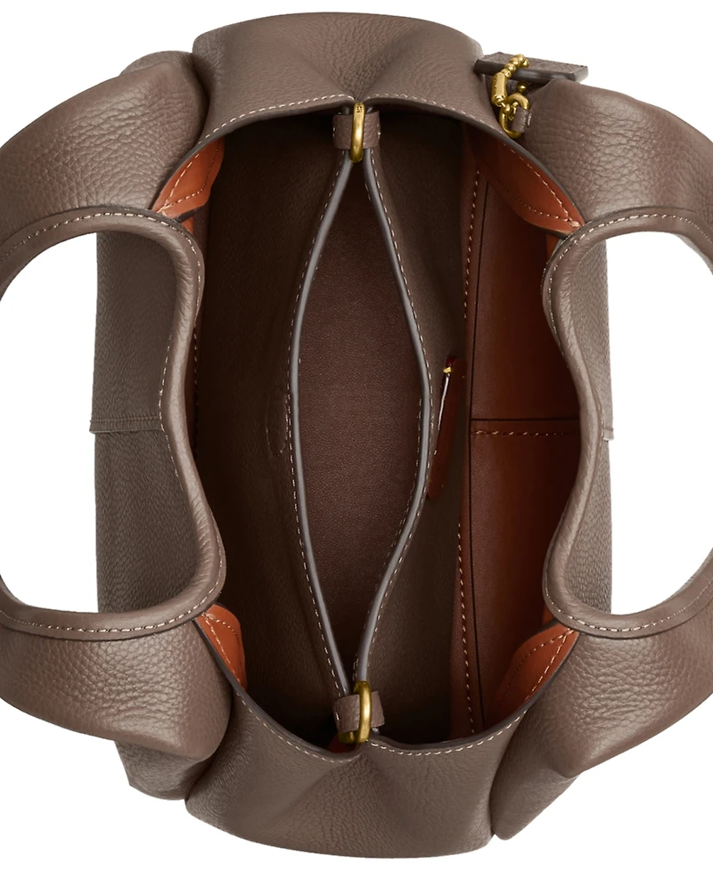 Coach Lana Small Polished Pebble Leather Shoulder Bag 23