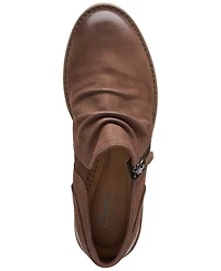 Clarks Women's Camzin Pace Ruched Zip Ankle Booties