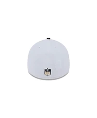 Men's New Era White, Black Orleans Saints 2023 Sideline 39THIRTY Flex Hat