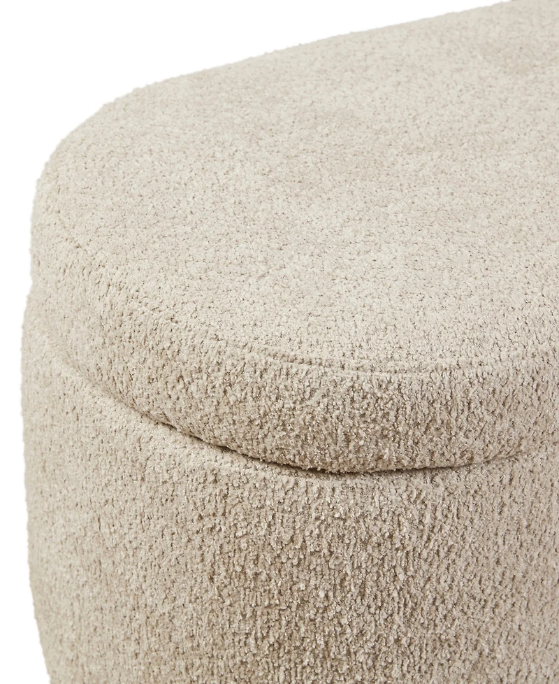 Ink+Ivy Bailey 48"W Boucle Flip Top Storage Bench