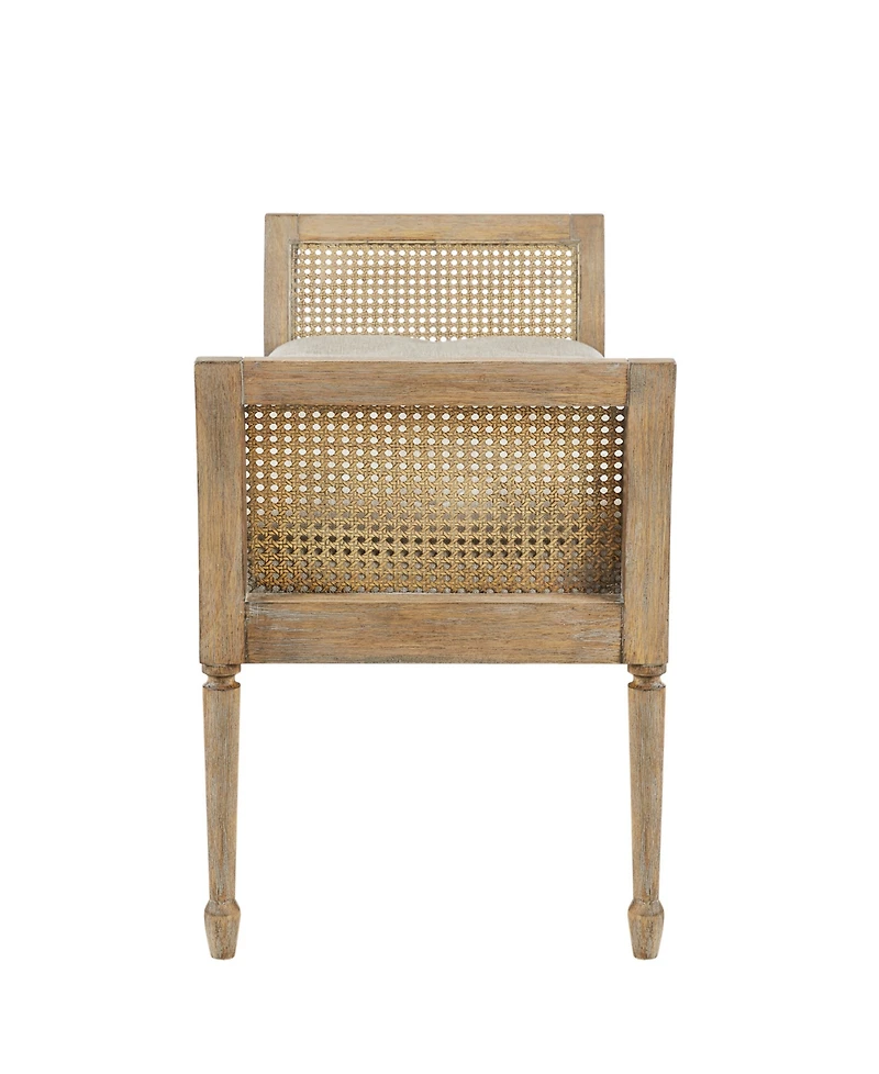 Martha Stewart Collection Isla 48.5" Wide Tufted Upholstered Accent Bench
