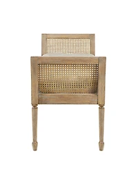 Martha Stewart Collection Isla 48.5" Wide Tufted Upholstered Accent Bench