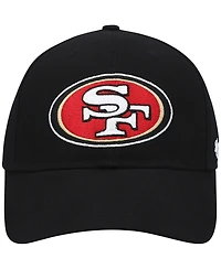 Big Boys and Girls '47 Brand Black San Francisco 49ers Secondary Mvp Adjustable Hat