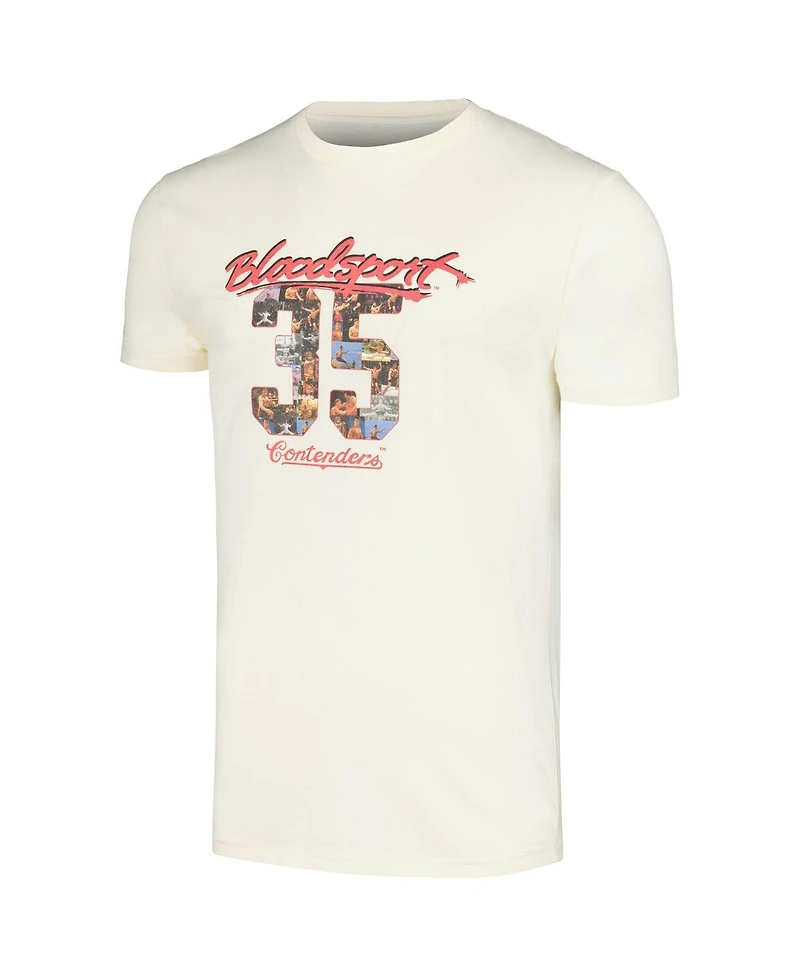 Men's Contenders Clothing Cream Bloodsport 35th Anniversary T-shirt