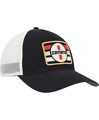 Men's American Needle Black Camaro Twill Valin Patch Snapback Hat