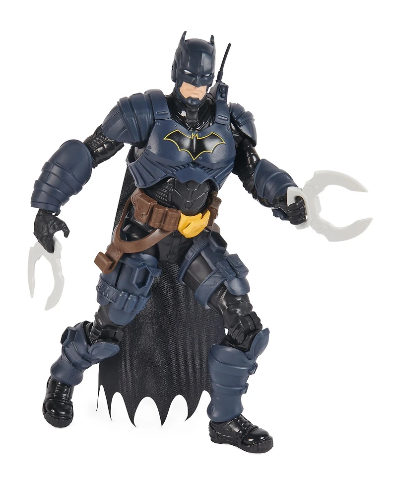 Batman Adventures, Batman Action Figure with 16 Armor Accessories, 17 Points of Articulation