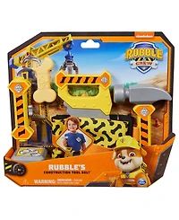Rubble & Crew, Rubble's Construction Tool Belt, with 6 Piece Kids Tool Set