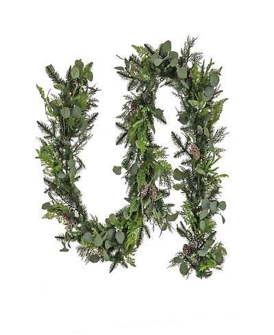 National Tree Company 9' Hgtv Home Collection Pre-Lit Winter Garden Garland