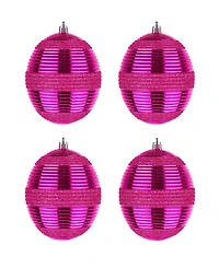National Tree Company First Traditions 4 Piece Shatterproof Swirling Ornaments