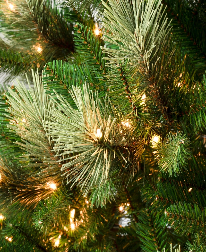 National Tree Company First Traditions 9' Charleston Pine Slim Tree with Clear Lights