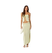 Women's Milan Slitted Maxi Skirt