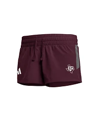 Women's adidas Maroon Texas A&M Aggies 2023 Sideline Aeroready Shorts