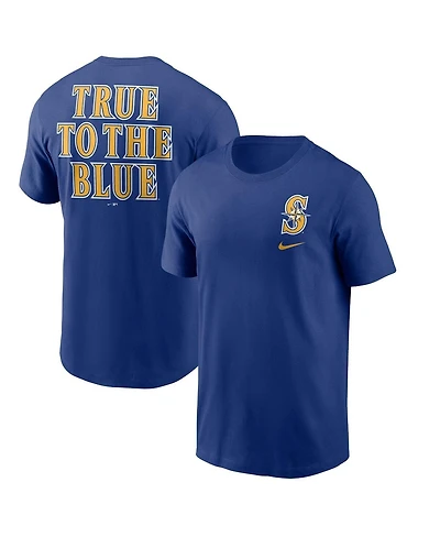 Men's Nike Royal Seattle Mariners True to the Blue Hometown T-shirt